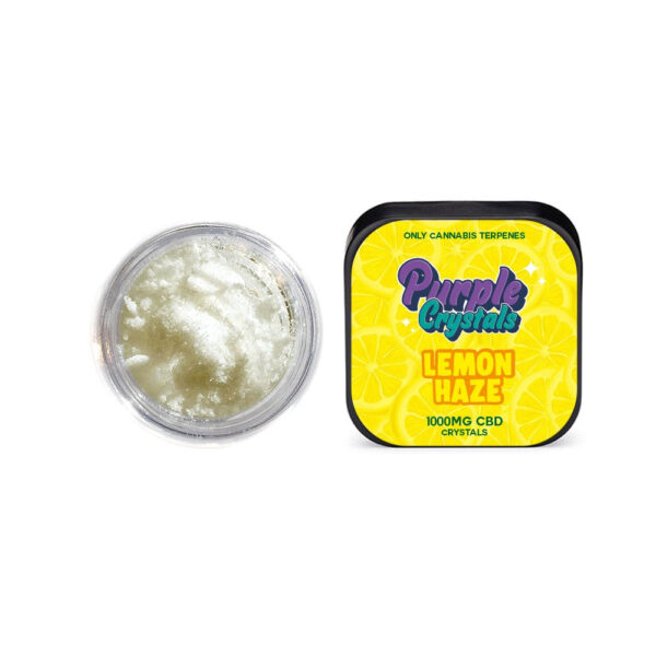 Purple Crystals by Purple Dank 1000mg CBD Crystals – Lemon Haze (BUY 1 GET 1 FREE)