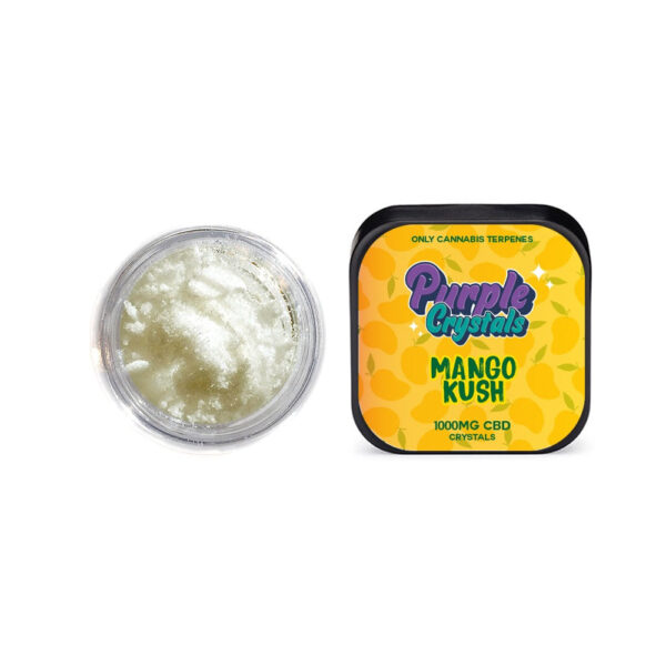 Purple Crystals by Purple Dank 1000mg CBD Crystals – Mango Kush (BUY 1 GET 1 FREE)