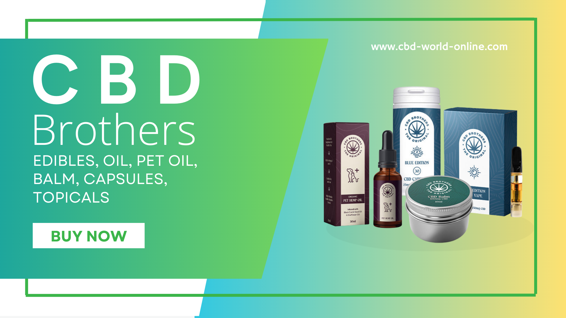 CBD Brothers: Premium CBD Oil Products