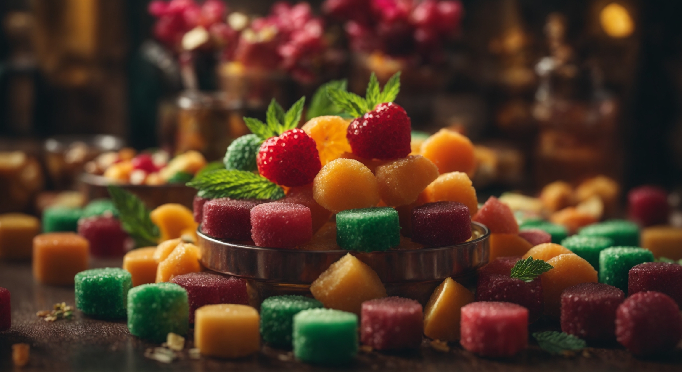 CBD Edibles sweets drinks highly realistic